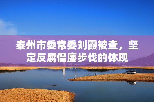泰州市委常委刘霞被查，坚定反腐倡廉步伐的体现