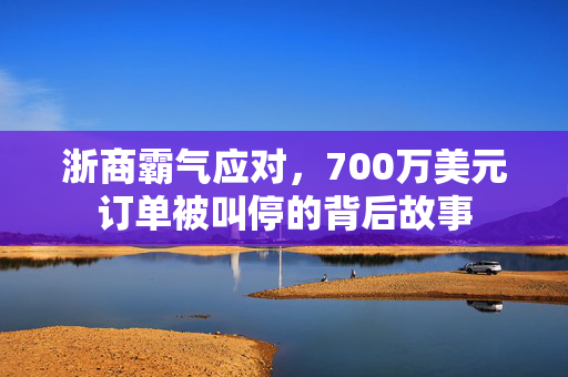 浙商霸气应对，700万美元订单被叫停的背后故事