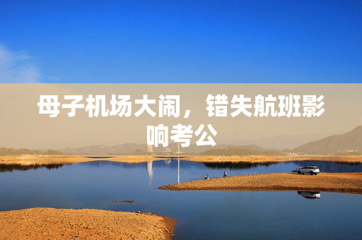 母子机场大闹，错失航班影响考公