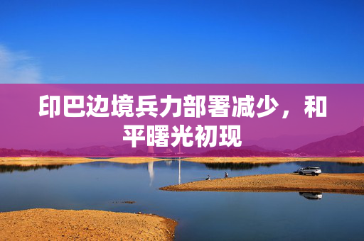 印巴边境兵力部署减少，和平曙光初现