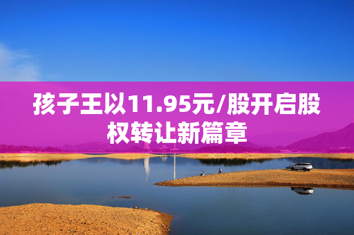 孩子王以11.95元/股开启股权转让新篇章