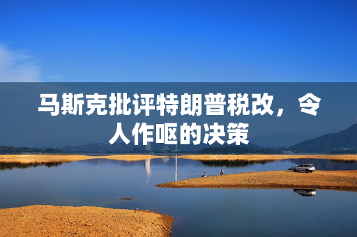 马斯克批评特朗普税改，令人作呕的决策