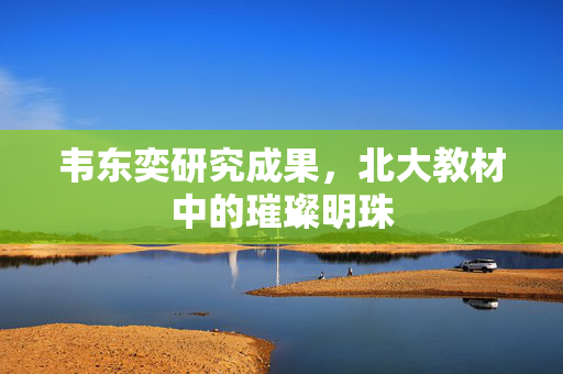 韦东奕研究成果，北大教材中的璀璨明珠
