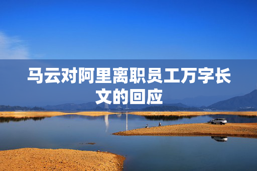 马云对阿里离职员工万字长文的回应