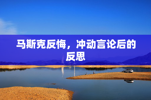 马斯克反悔，冲动言论后的反思