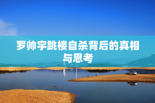 罗帅宇跳楼自杀背后的真相与思考