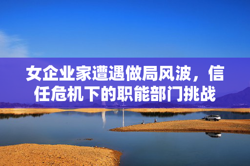 女企业家遭遇做局风波，信任危机下的职能部门挑战