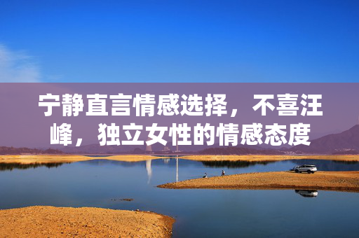 宁静直言情感选择，不喜汪峰，独立女性的情感态度