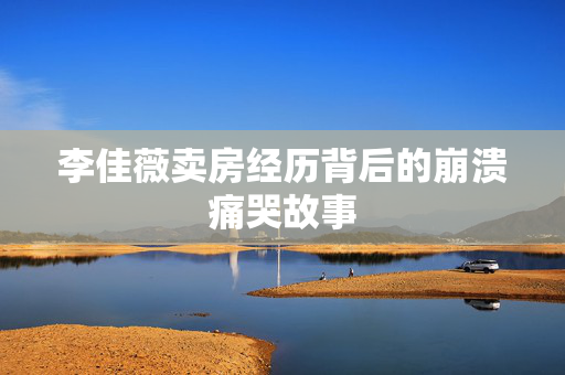 李佳薇卖房经历背后的崩溃痛哭故事