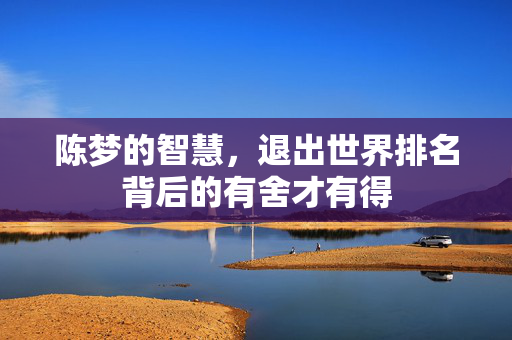 陈梦的智慧，退出世界排名背后的有舍才有得