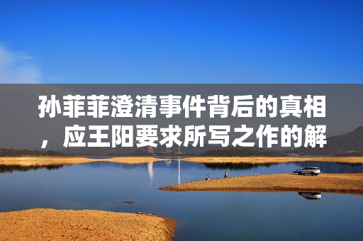 孙菲菲澄清事件背后的真相，应王阳要求所写之作的解析