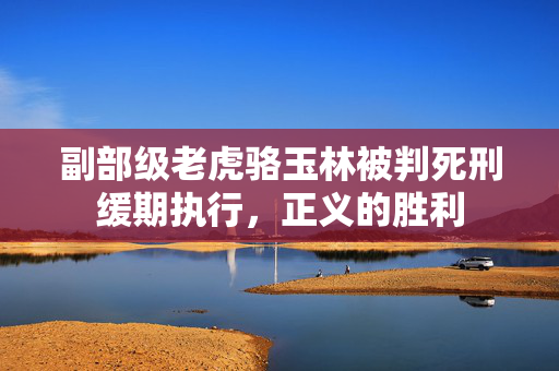 副部级老虎骆玉林被判死刑缓期执行，正义的胜利