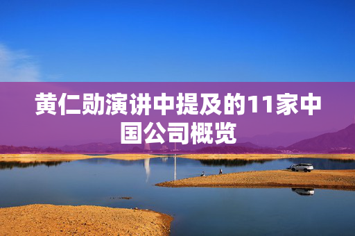 黄仁勋演讲中提及的11家中国公司概览