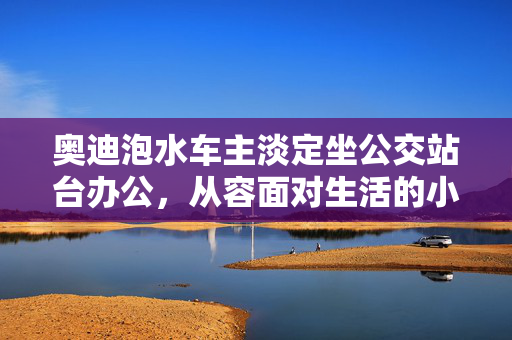 奥迪泡水车主淡定坐公交站台办公，从容面对生活的小故事