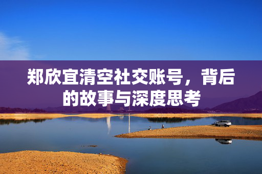 郑欣宜清空社交账号，背后的故事与深度思考