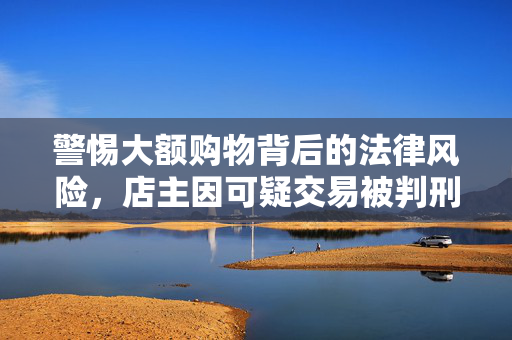警惕大额购物背后的法律风险，店主因可疑交易被判刑